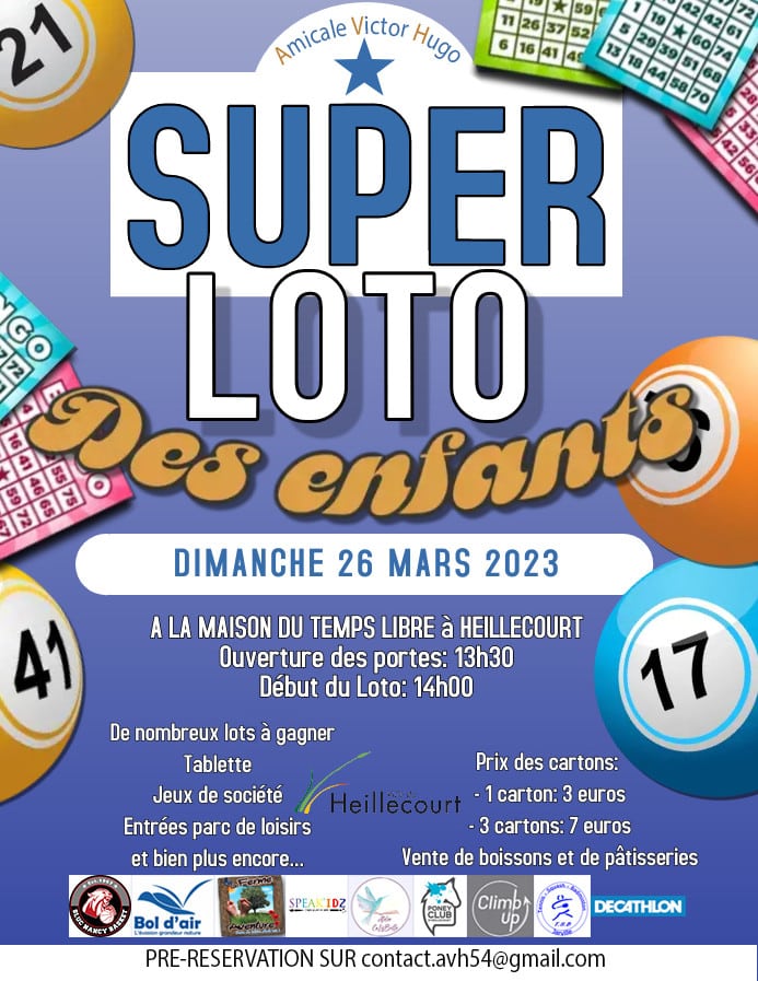 Loto des enfants ! 