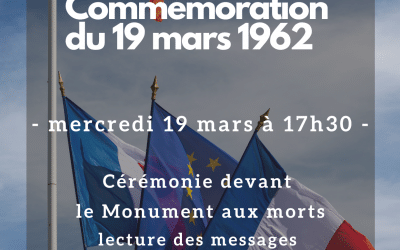 COMMEMORATION DU 19 MARS