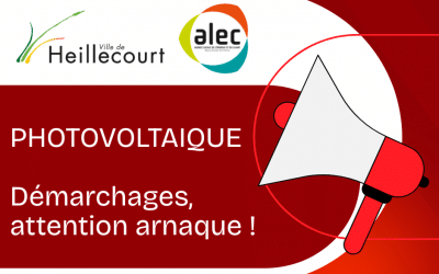 PHOTOVALTAIQUE – démarches, attention arnaque !